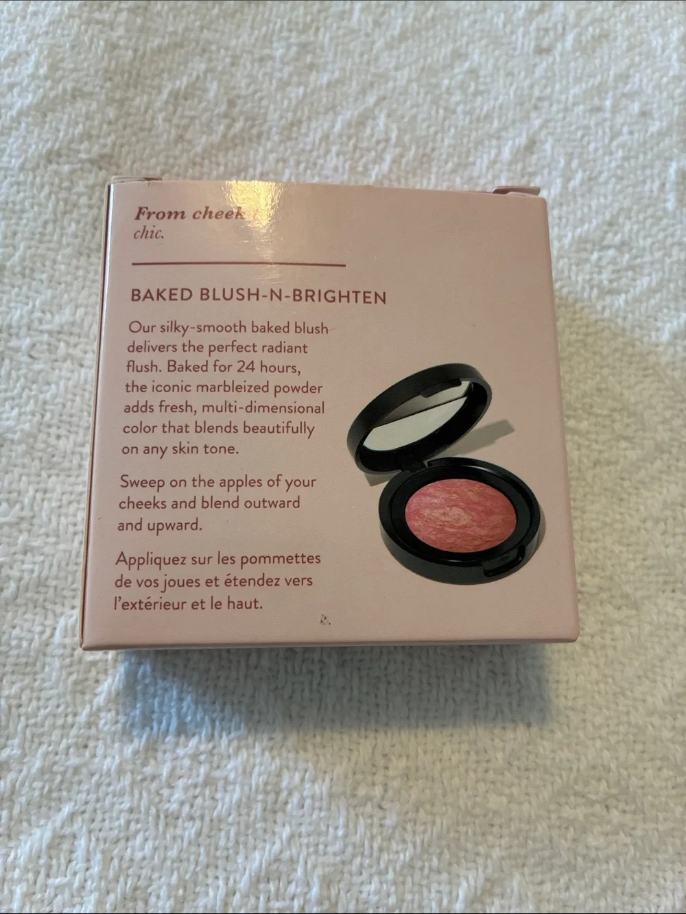 Laura Geller Marbleized Baked Blush-N-Brighten Sunlit Rose brand new in box